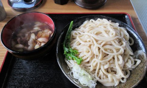 武蔵野うどん 粉麦、注文をした、肉汁つけ麺