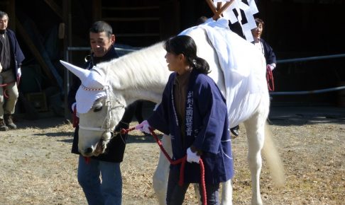 馬頭観音の絵馬市の様子1