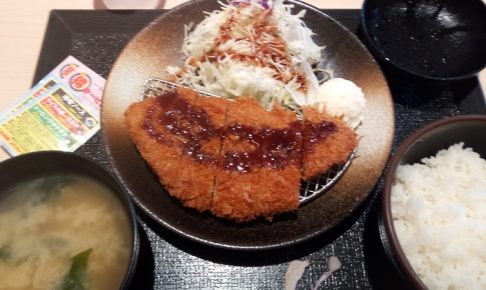 とんかつ松乃家 川越西口店の得朝ロースかつ定食