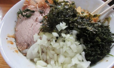 中華そば136の特製中華そばで脂普通