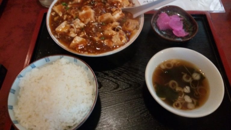 ラーメン昇龍の麻婆豆腐定食