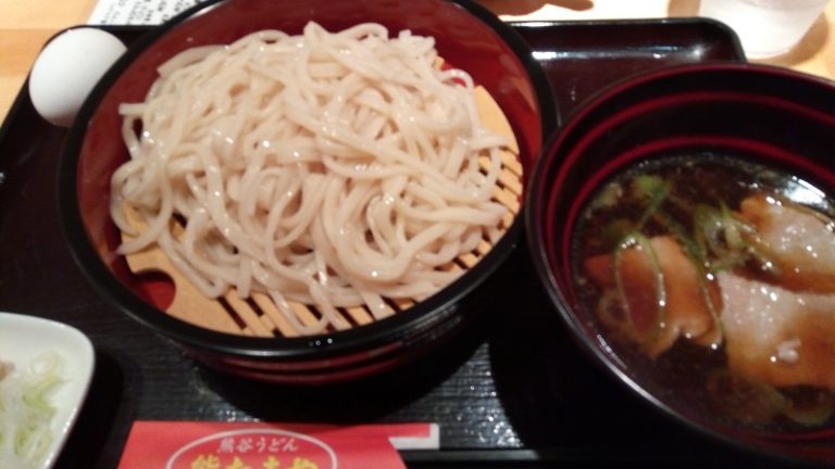 熊たまやの肉汁つけ麺