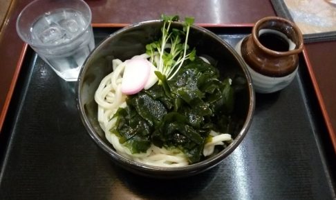 うどんや讃（越マイン）のわかめうどん