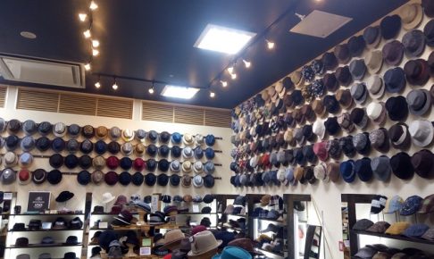 帽子屋フレイヴァの店内の様子