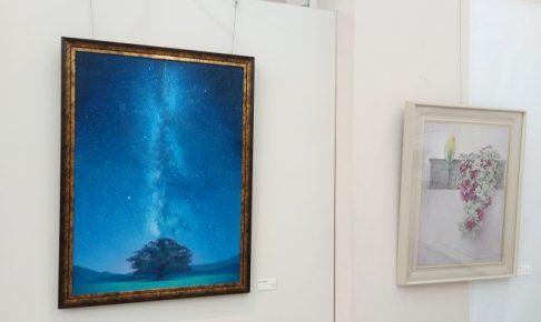 東松山美術展で飾られている作品（雰囲気3）