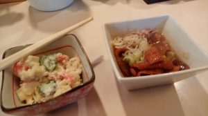 甲子園のお通しとモツ煮