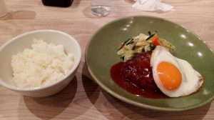 ワンバーグで注文した料理