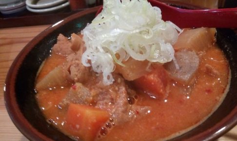 新川屋、モツ煮